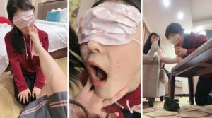 【奶味小仙女】母畜-舔闻原味白袜脚趾骑狗背鞭打喂口水深喉-97LZTD-98575