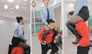 【木子大大】剧情-女警长的长靴诱惑-97LZTD-98584