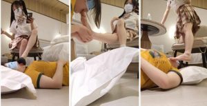 【小哈宝】母畜-皮鞋白袜踩虐骑马狗爬闻鞋窝吃袜子品尝裸足-97LZTD-98674