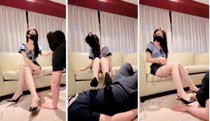 【玥樾】高跟踩狗爪狗背虐乳耳光-97LZTD-98712