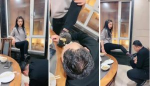 【芷镜小主】饭店包厢调-踩踏喂食舔脏鞋底-97LZTD-98714