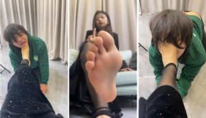 【素人挖掘机】骑马转胯长靴踩踏sp臭袜脚捂脸-97LZTD-98719