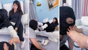 【麋鹿银儿】吊绑重度虐-踢裆虐乳坐头骑背腿绞-97LZTD-98866