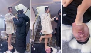 【麋鹿银儿】双S-骑马骑脖驯化碾压狗爪掐乳窒息全体重跳踩-97LZTD-98870