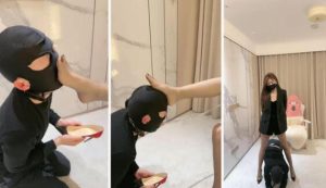 【美美子】女白领黑丝高跟诱惑同事当狗伺候-97LZTD-98934