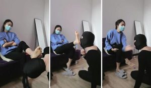 【凌儿女神】圈养狗第二天-圣水浓痰咀嚼物马桶水500下sp-97LZTD-98965