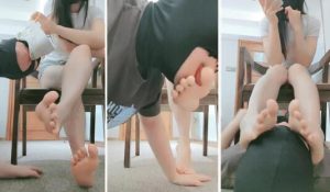 【妮蔻】脏鞋原味肉丝脚-呼吸控制窒息-97LZTD-99102