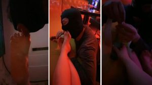 【辣姐】KTV虐狗-清理脏鞋底长靴踩肉丝脚窒息-97LZTD-99121