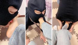 【海绵大大】空军一号-白袜-人体擦鞋器骑狗背踩踏虐乳深喉-97LZTD-99161