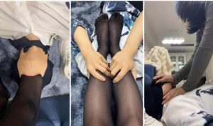 【桃子老师】迷恋小白鞋黑丝jio原味裹头窒息-97LZTD-99194