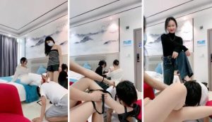 【纯一】3S-骑马坐垫舔高跟鞋底耳光踩踏鞭打【三视角版】-97LZTD-99196