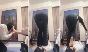 【不期而遇】品尝晨尿踩踏闻臭棉袜脚踩脖脚耳光-97LZTD-99210