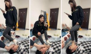 【安主子】情侣主-绿帽老公下跪伺候-97LZTD-99220
