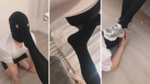 【64彤】清理脏鞋闻舔狂吸长筒棉袜-97LZTD-99271