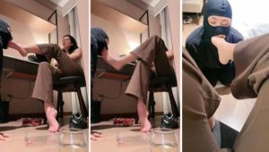 【jenn】人体座椅强制闻鞋窝棉袜插嘴赏赐圣水-97LZTD-99275
