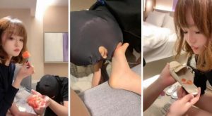 【Siu姐姐】鞋抽耳光跪舔脏鞋底鞋插嘴肉丝脚恋足舔-97LZTD-99280