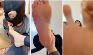 【Siu姐姐】运动后原味白袜脚踩踏-97LZTD-99281