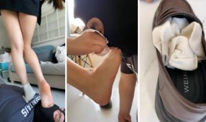 【Esse】狗链遛狗臭脚深喉踩踏强制圣水吃袜子-97LZTD-99412