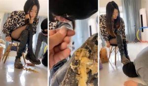 【Esse殿下】爬山后超脏泥巴长靴踩踏喂食-97LZTD-99420