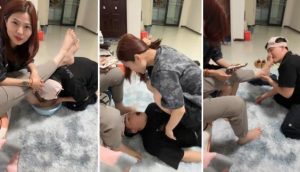 【安主子】情侣主-内裤套头下跪伺候-97LZTD-99456