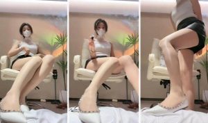 【禾未】长腿车模S-高跟平底鞋-踩地毯狗-97LZTD-99486