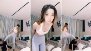 【领主老大】健身女教练-重度暴力踢踹-97LZTD-99599
