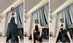 【稚惜】女领导S-连环重度耳光惩罚下属-97LZTD-99832