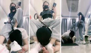 【八月】骑马转胯运动鞋踢踹清理脏鞋闻棉袜-97LZTD-99885