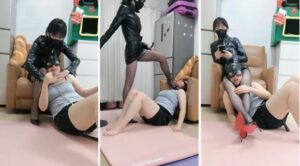 【暴力美学】母畜-高跟黑丝美腿-掐脖腿绞窒息-97LZTD-99888