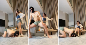 【李智妍】脏高帮鞋连环踢裆-97LZTD-146224