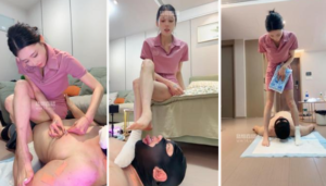 【狸狸】清理高帮脏鞋-白袜塞嘴-97LZTD-146341