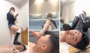 【直播调教视频】【诗酒趁年华】素人长靴堆堆白袜首调奴-97LZTD-146635