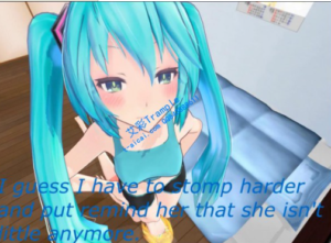 【动漫恋足调教】MMD动漫踩踏系列初音踩踏女毯子 R-190630-3-97LZTD-146651