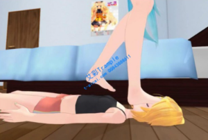 【动漫恋足调教】MMD动漫踩踏系列初音踩踏女毯子 R-190630-3-97LZTD-146651
