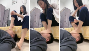 【国产踩踏恋足】【野性偏爱】学生调教下贱老师-97LZTD-146918