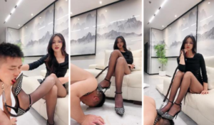 【Uuu】高跟黑丝美腿虐-涂鸦羞辱-97LZTD-147175
