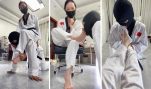 【绵绵】跆拳道女神暴力虐打-97LZTD-35292