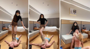 【御妍】靴子踩踏踢裆喂食圣水调教-97LZTD-35315