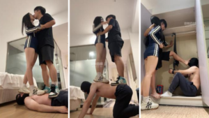 【思迁情侣】运动脏鞋踩下贱绿帽-97LZTD-35341