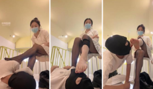 【思思】狗子闻着超臭白袜发骚-97LZTD-35423