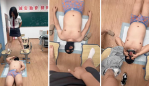 【也狗】课室主题-白袜学生主虐杀-97LZTD-35547