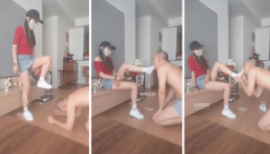 【暴力柚子】狠抽-白袜脚深喉-97LZTDGXFC-00000313272580