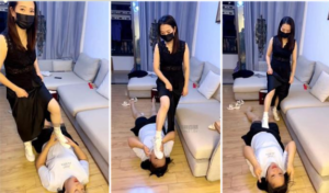 【西北傻子】帆布鞋踩踏母狗【完整版】-97LZTDGXFC-00000313272604