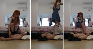 【小猫得志】明日香cos全体踩踏插嘴言语羞辱调教-97LZTDGXFC-00000313272810