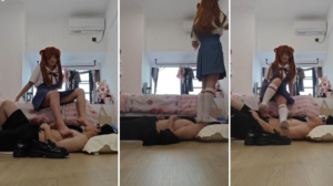 【小猫得志】明日香cos全体踩踏插嘴言语羞辱调教-97LZTDGXFC-00000313272810