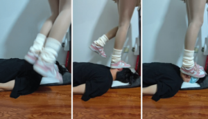 【蕊蕊】耐克鞋肉丝爆踩狗头-97LZTDGXFC-00000313272811