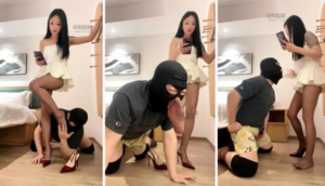 【甜柚】黑丝美腿惩罚猥琐屌丝-97LZTDGXFC-00000313272892