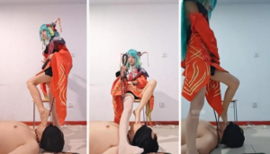 【美少女战士】cos女神胯下羞辱-强制深喉-97LZTDGXFC-00000313273215