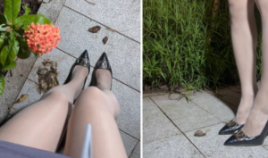 Tina公主职场装踩碎不听话的员工蜗牛-97LZTDGXFC-00000313273266