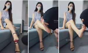 【叮咚S】拴狗链-高跟凉鞋玉足舔-97LZTDGXFC-000003132732952